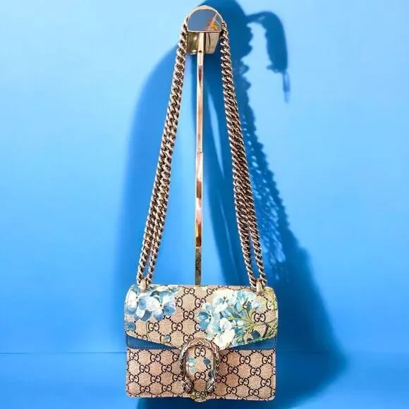 Gucci GG Supreme Monogram Blooms Mini Dionysus - Picture 1 of 15